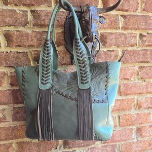 EUC American West Leather Bag